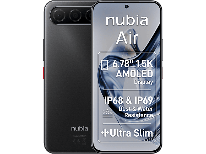 ZTE Nubia Air 256 Go Noir
