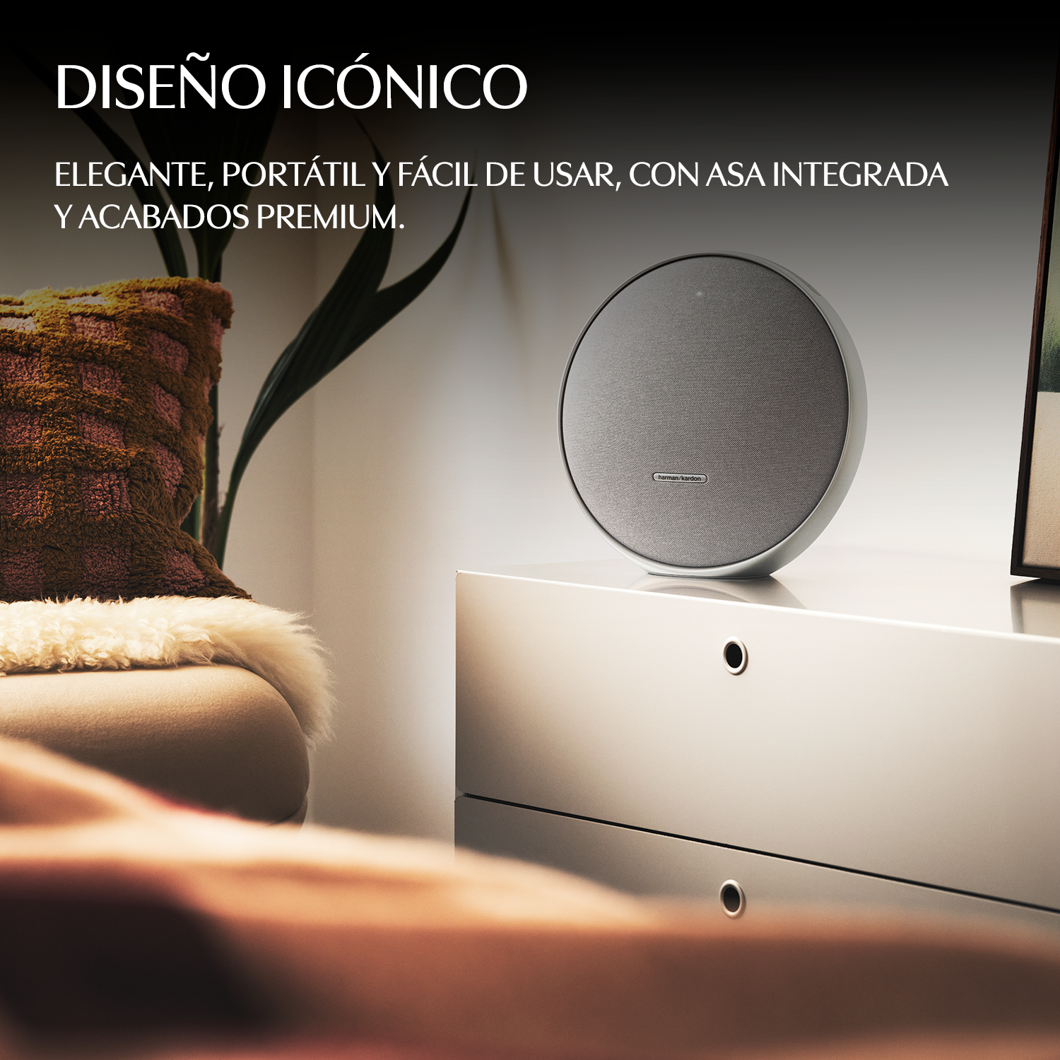 DISEÑO ICÓNICO. ELEGANTE, PORTÁTIL Y FÁCIL DE USAR, CON ASA INTEGRADA Y ACABADOS PREMIUM