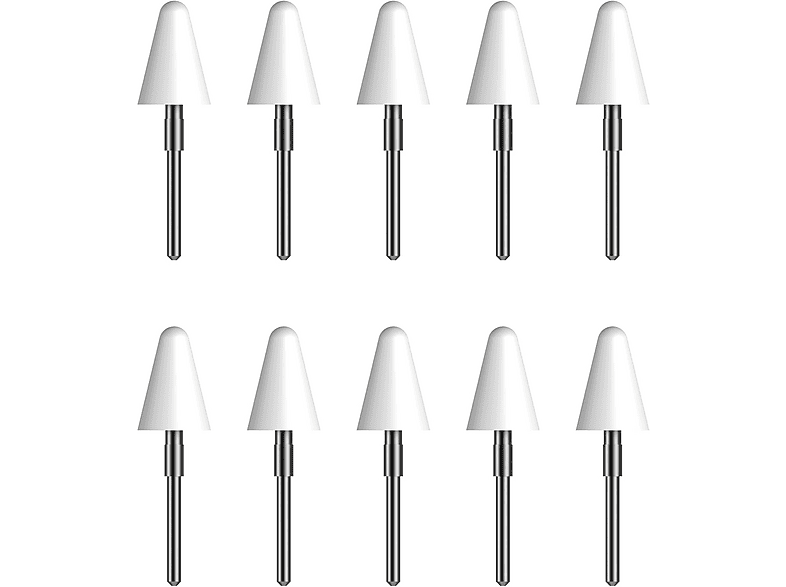Puntas de repuesto - Kobo N605-AC-WH-P-PN, 10 unidades, Compatibles con Stylus 2, Blanco
