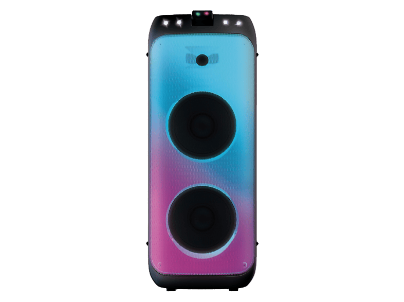 Altavoz de gran potencia - Vieta Pro Party 330, 850 W, Autonomía 14h, Bluetooth, Luces, flashes y lásers sincronizados con música, Negro