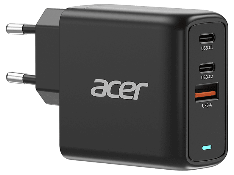 Cargador móvil - Acer 67W Gan Charger, Notebooks y Chromebooks Acer, Negro