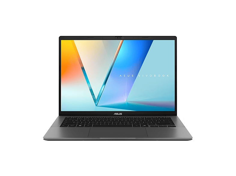 ASUS Vivobook S14 S3407 NOTEBOOK, 14 '', processore Qualcomm Snapdragon X X1 26 100, Adreno™ Onboard Graphics, RAM 16 GB, 1000 GB SSD, Grey, Windows 11 Home