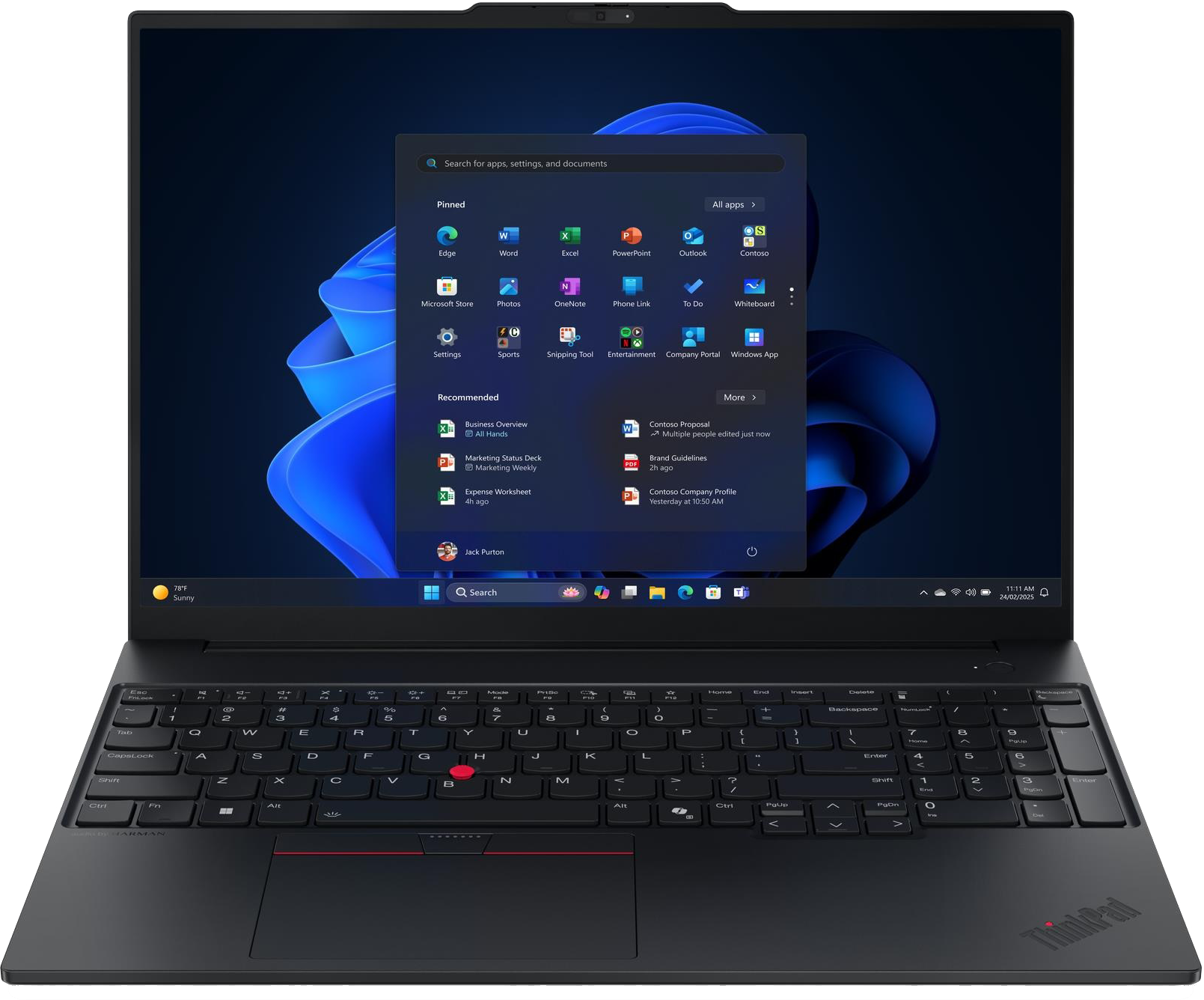 LENOVO ThinkPad E16 Gen 3 22AY0024HV Laptop (16" WQXGA/Core Ultra 5/32GB/512 GB SSD/DOS)