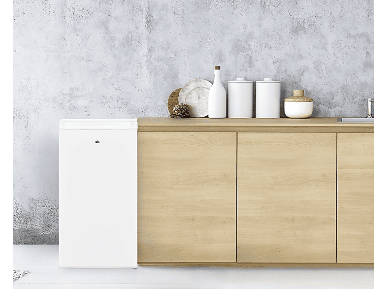 Ok.-Ggv OFR 181 D W Kühlschrank (E, 83,2 cm hoch, Weiß, 75 l) — Foto 3 von 5