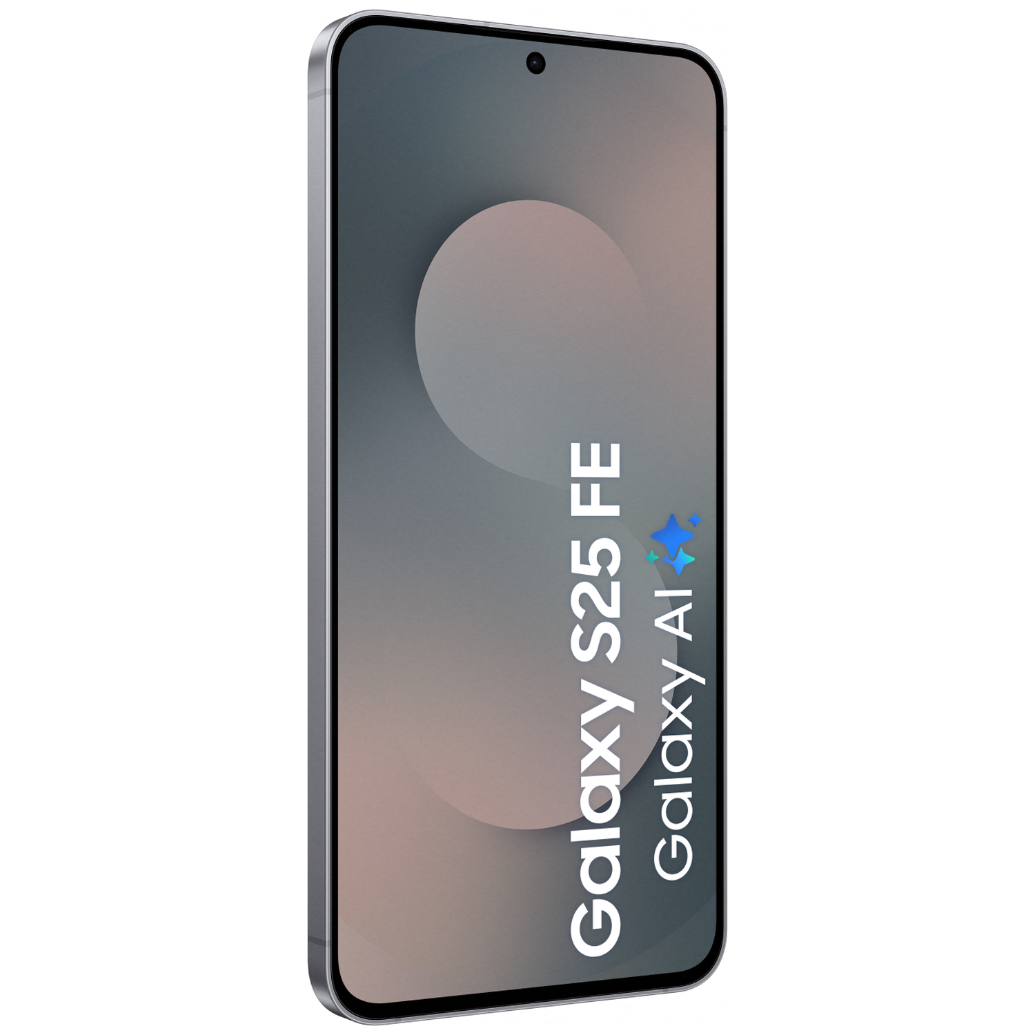 Grijze smartphone toont 
