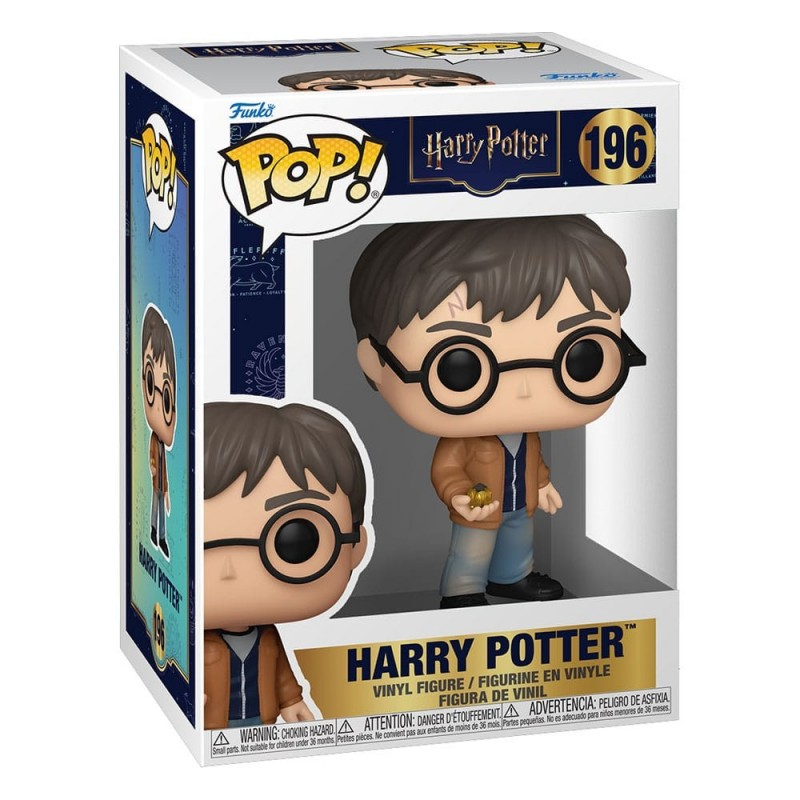 Figura de vinilo Funko Pop Harry Potter, nro. 196, en su caja.