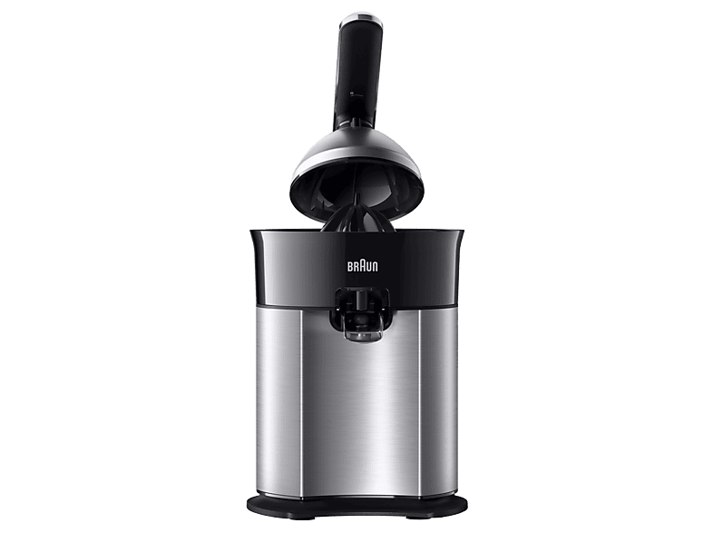 Exprimidor - Braun eléctrico CitrusQuick 7 CJ7050 BK, 160W de potencia, Acero inoxidable, Negro