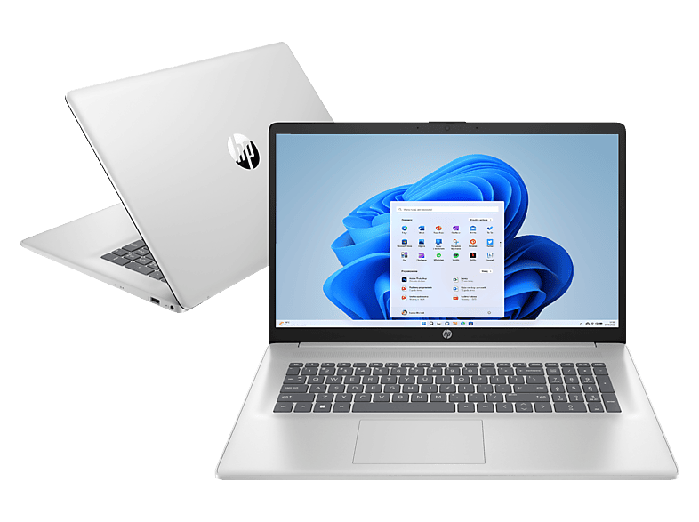 Laptop HP 17-cn4008nw FHD / Intel® Core™ 5 120U 16 GB RAM 1 TB SSD Onboard Graphics Windows 11 Home Srebrny