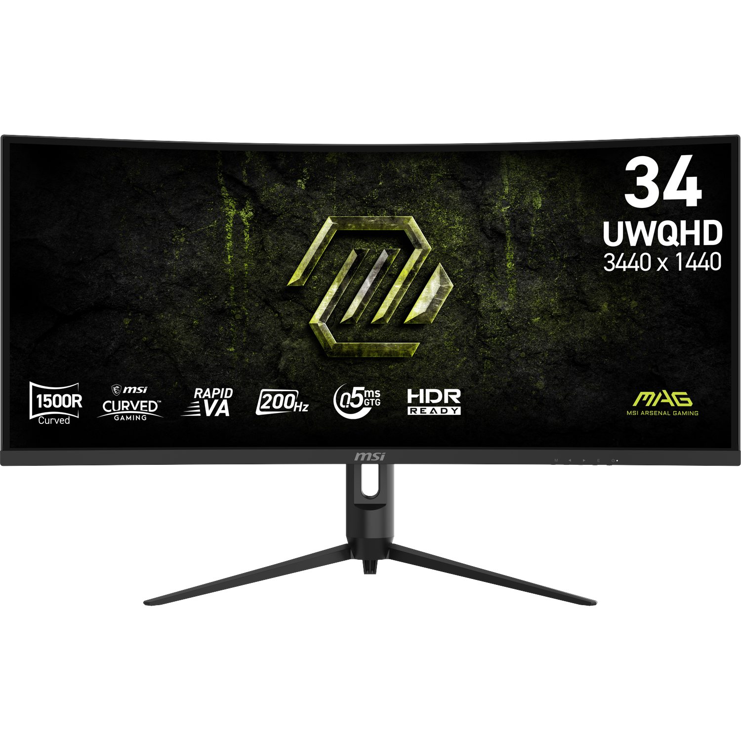 MSI Mag 342cqrf E20 34 Inch Uwqhd 3440 X 1440 Pixels Va (vertical Alignment)