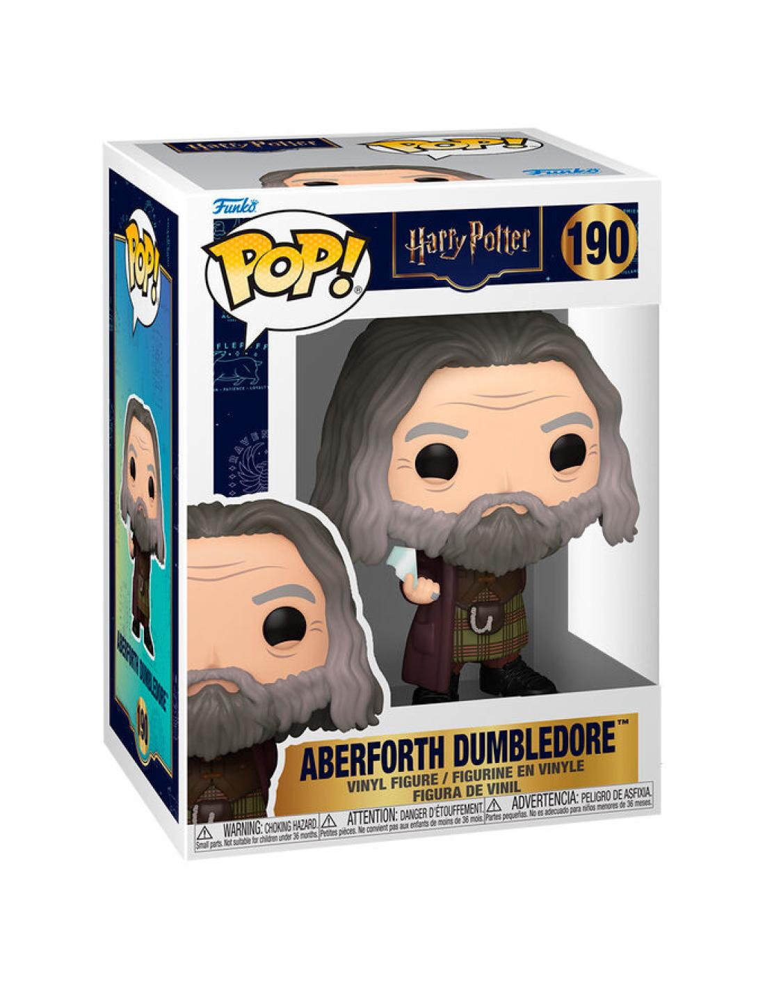 Figura Funko Pop! de Aberforth Dumbledore en empaque de Harry Potter.