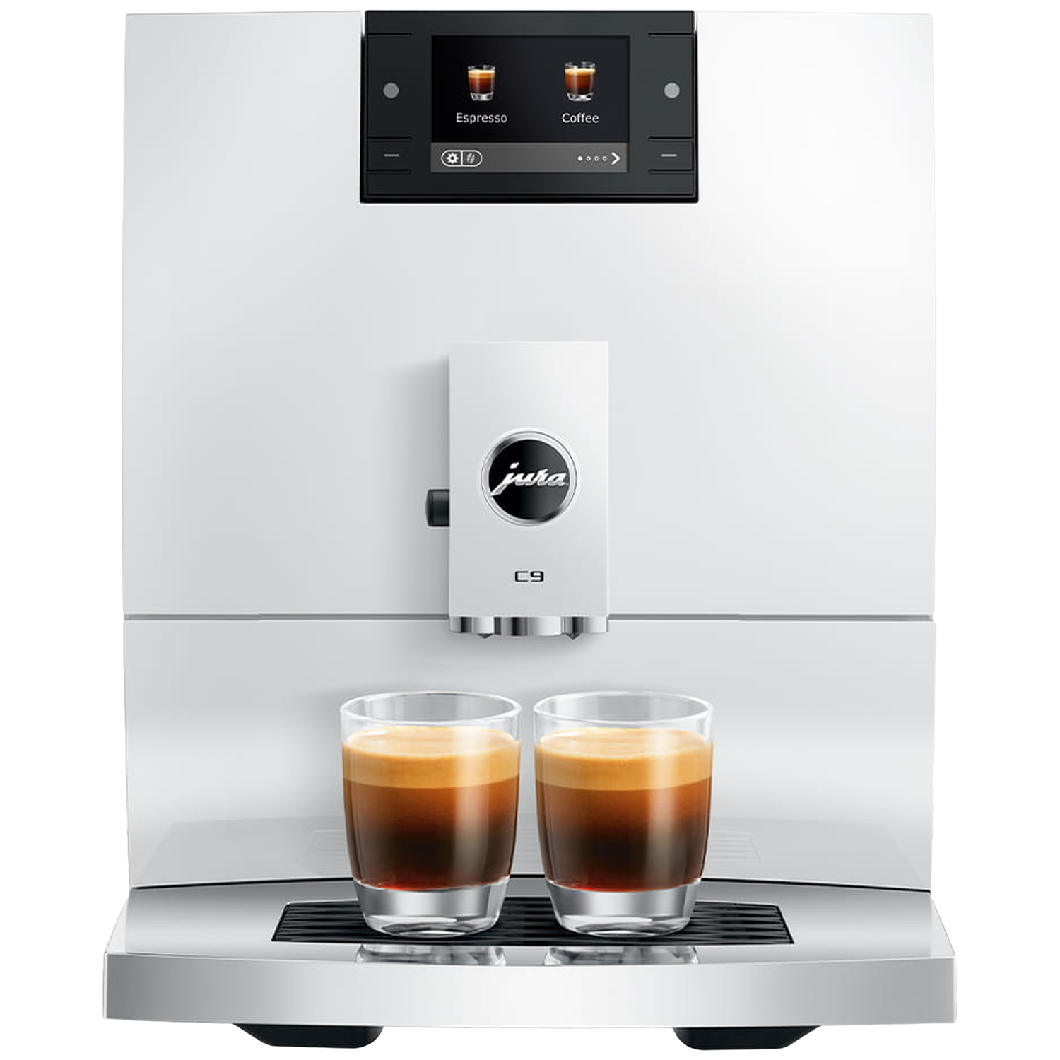 Jura C9 (ea) - Volautomatische Espressomachine Piano White