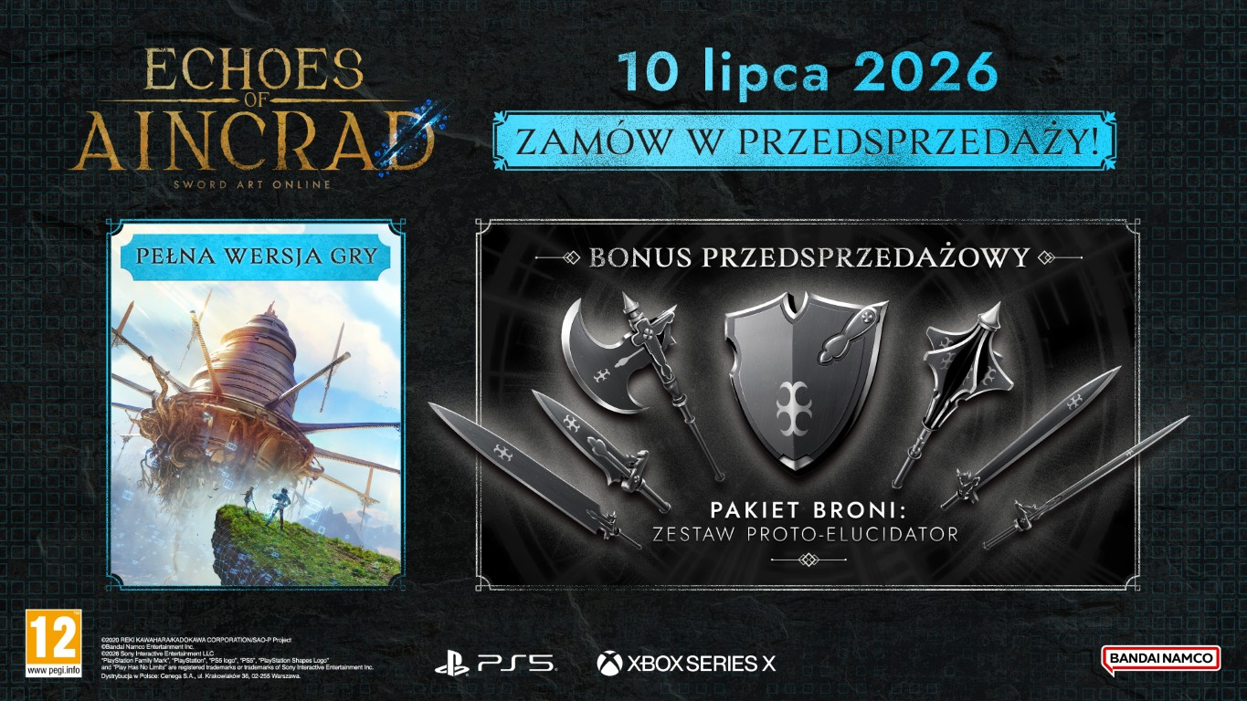 Grafika gry pokazująca tytuł, datę i bonus do broni.