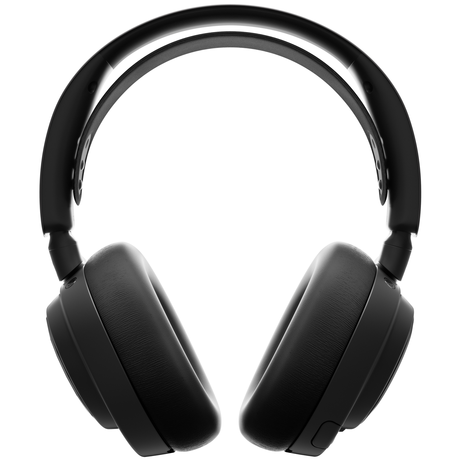 Black over-ear headphones with padded earcups and an adjustable headband.