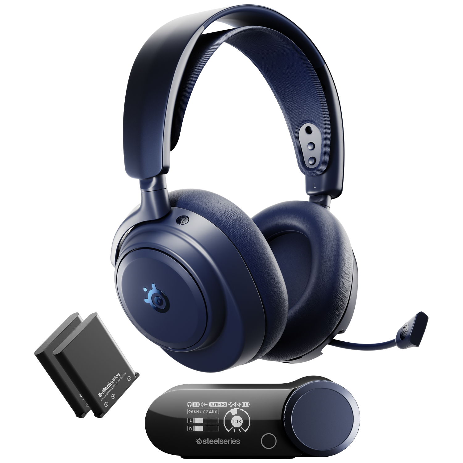 Steelseries Arctis Nova Pro Omni Wireless Gaming Headset - Midnight Blue (pc/playstation/xbox/switch/android/ios)