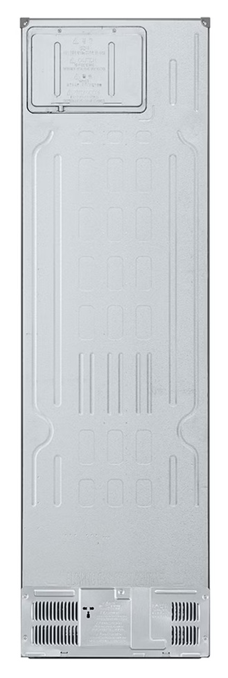 Tył lodówki z otworami wentylacyjnymi na górze i na dole.