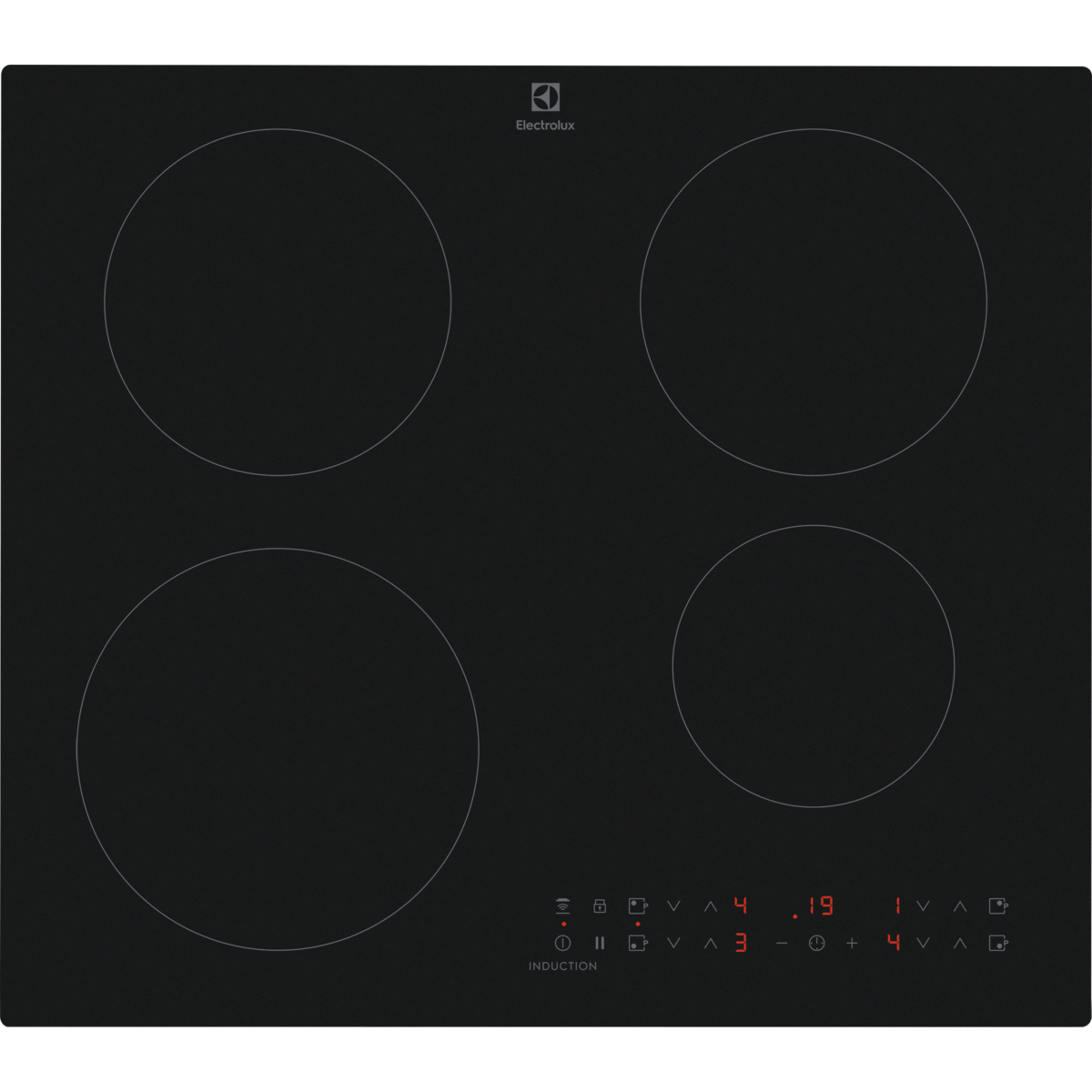 ELECTROLUX EIT60433CT Beépíthető indukciós főzőlap, 60 cm, SlimFit, SaphirMatt® SE, Hob2Hood, 4 zóna