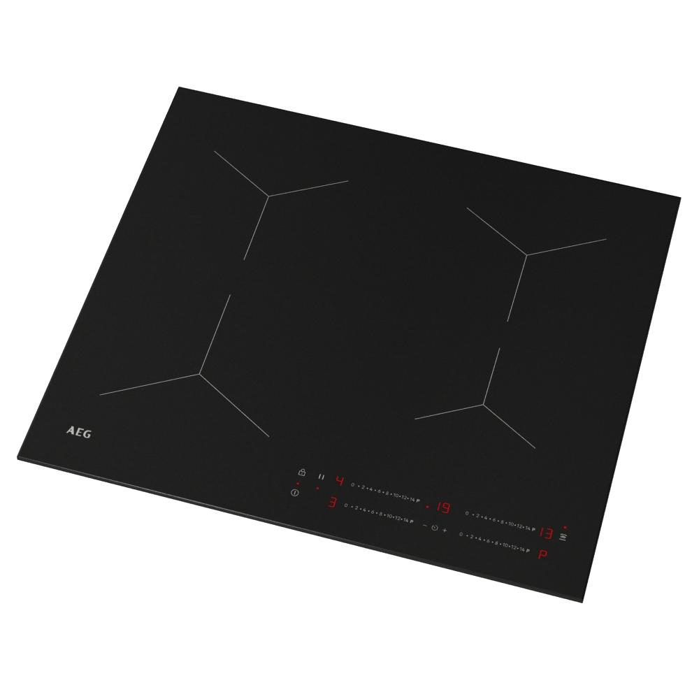 AEG TO64IA00IB Beépíthető indukciós főzőlap, 60 cm, SlimFit, Hob2Hood, 4 zóna