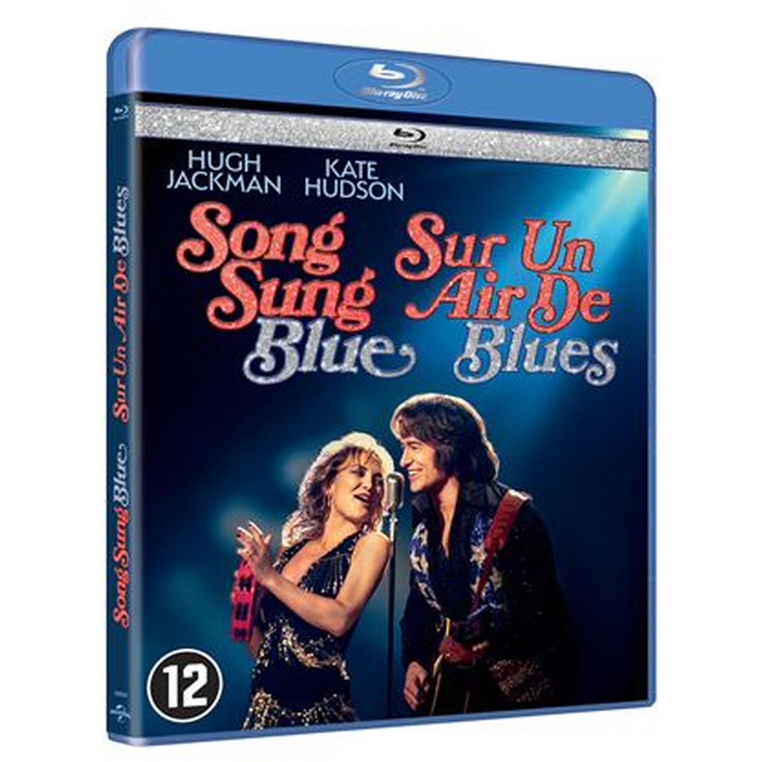Blu-ray hoesje voor "Song Sung Blue", met Hugh Jackman en Kate Hudson.