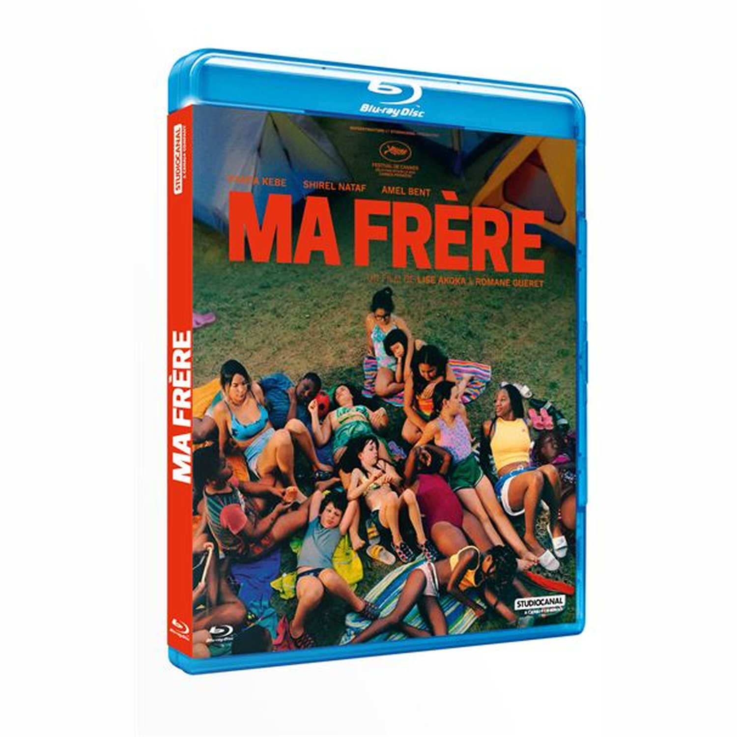 Couverture Blu-ray 'Ma Frere' : acteurs assis sur l'herbe devant une tente.