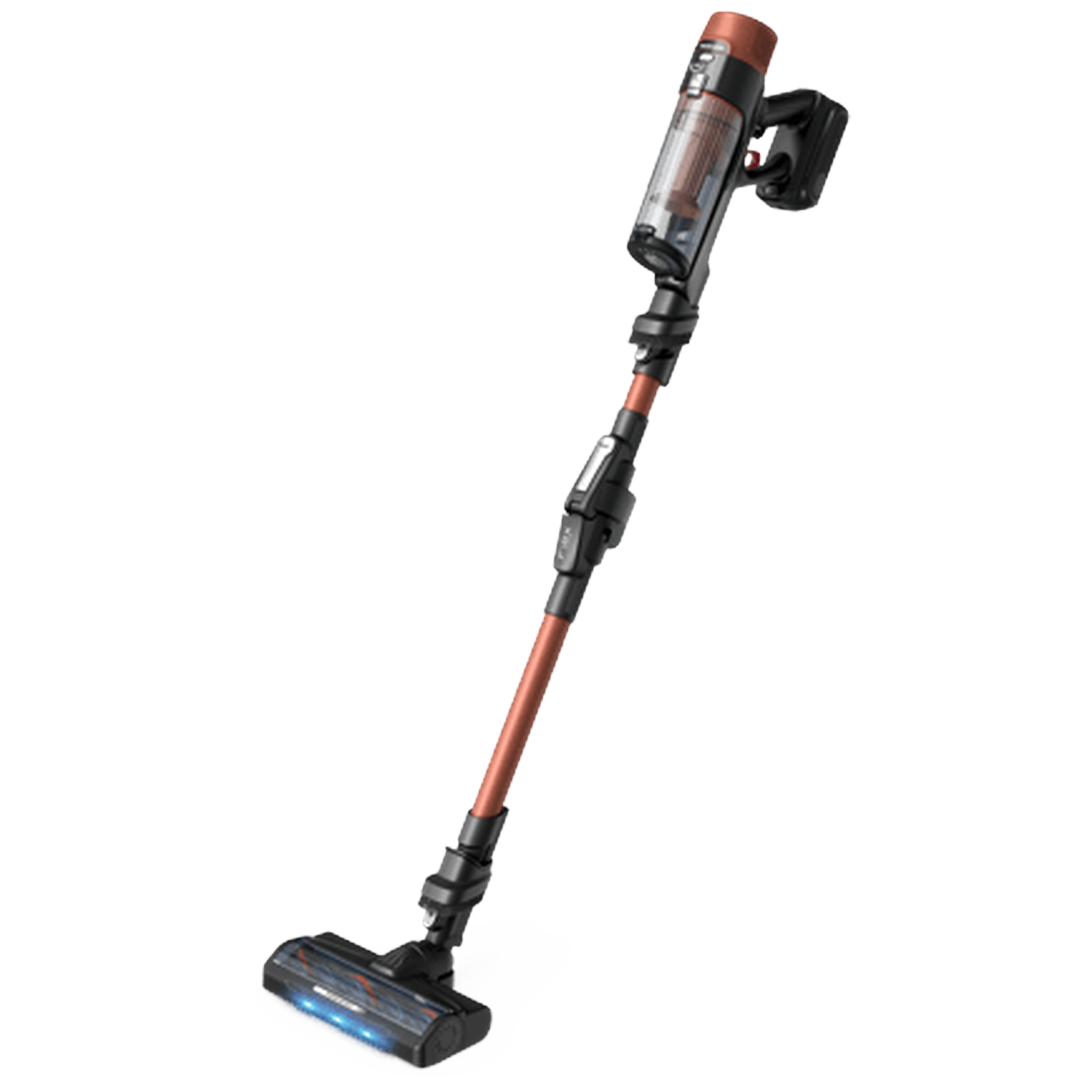 ROWENTA RH7A73 X-Force Flex 10.80 Draadloos - Geschikt voor Huisdieren - Flexibele Buis - Steelstofzuiger incl. kruimelzuiger Copper Orange afbeelding