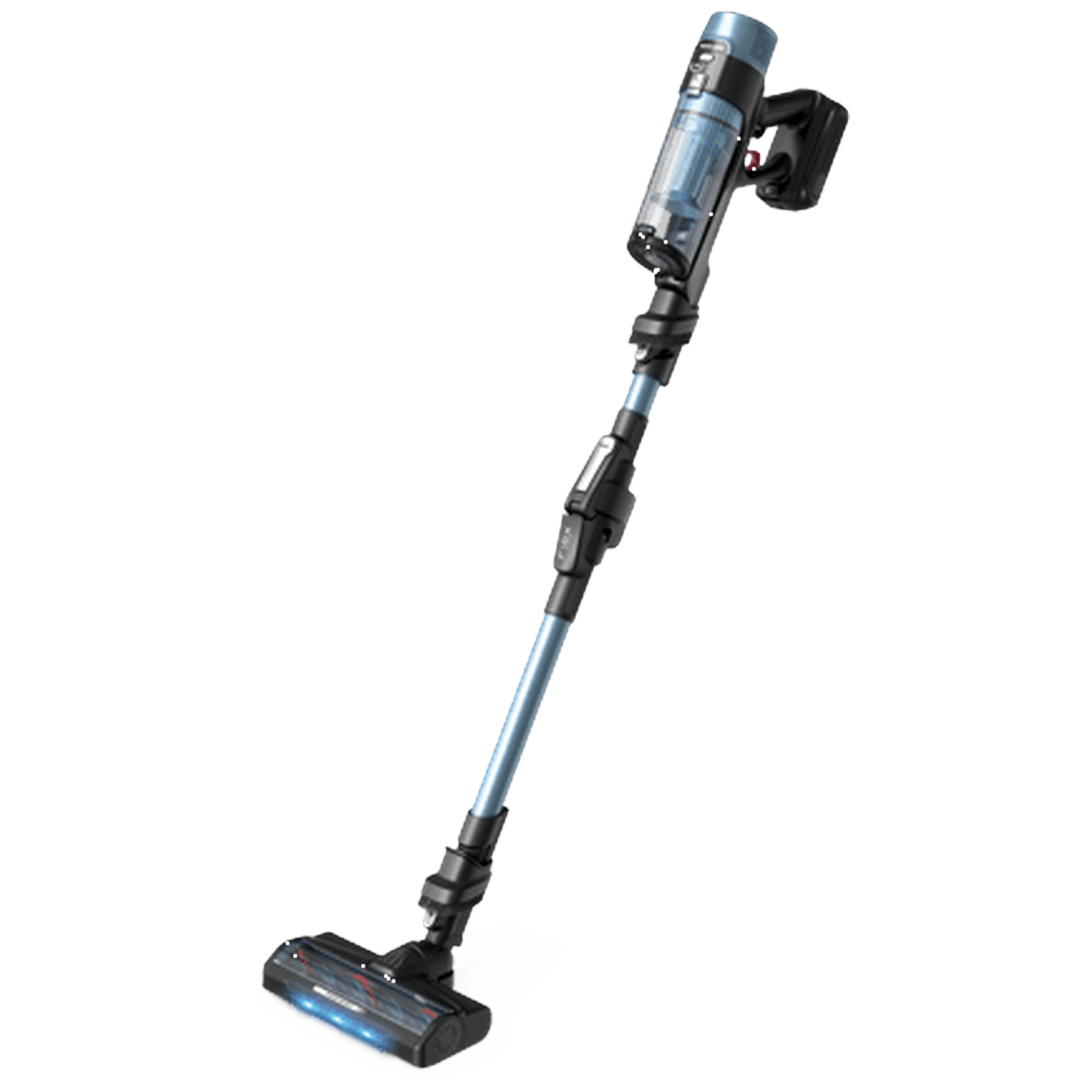 ROWENTA RH7AC1 X-Force Flex 10.80 - Steelstofzuiger incl. kruimelzuiger + stoomreiniger - Accuduur 60 min - Azure Blue