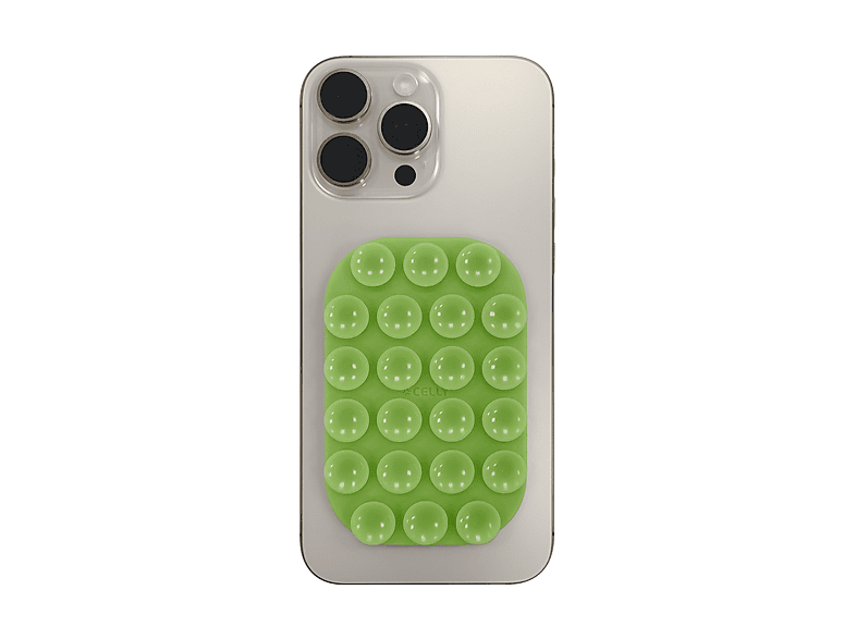 ACCESSORIO CELLY Ventosa per telefono rettangolare, Verde