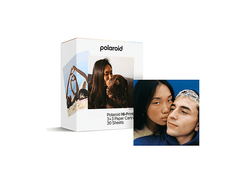 Cartuccia fotografica POLAROID Hi Print 3x3, 30 fogli, 7,6x7,6 cm