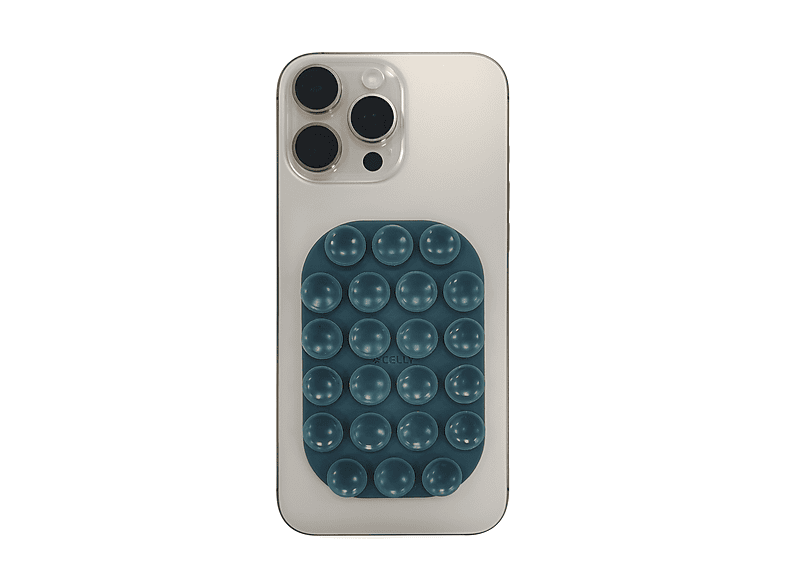 ACCESSORIO CELLY Ventosa per telefono rettangolare, Blu