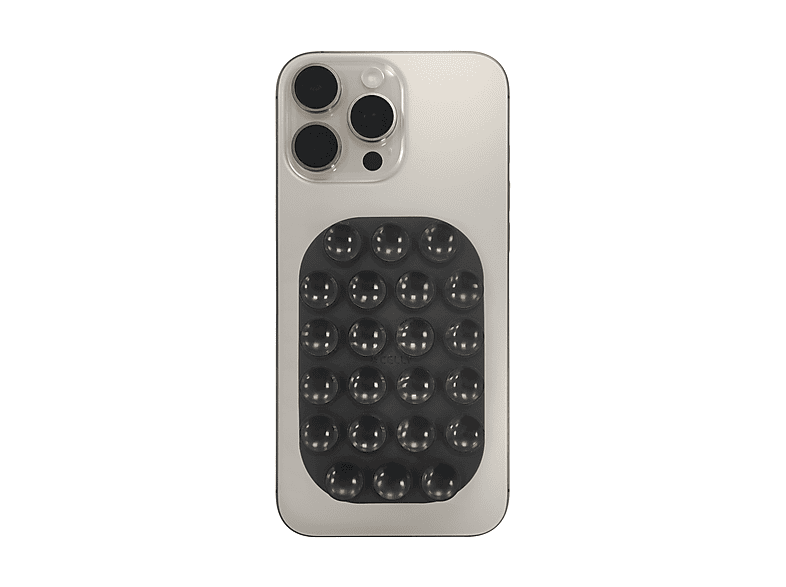 ACCESSORIO CELLY Ventosa per telefono rettangolare, Nero