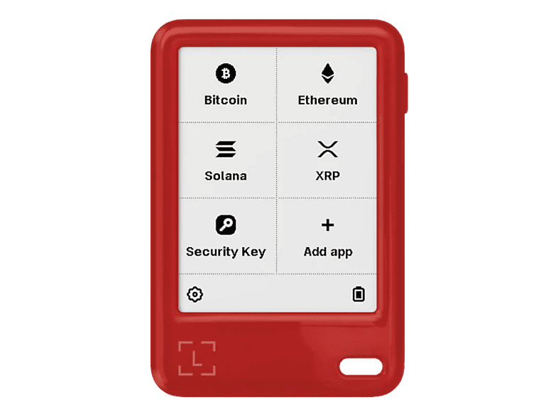 LEDGER Nano™ Gen5 (inkl. Recovery Key) Krypto-Wallet Kirschrot