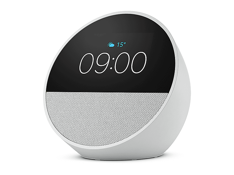 ASSISTENTE VOCALE AMAZON Echo Spot, Potenza totale 2.1, Bluetooth, Bianco