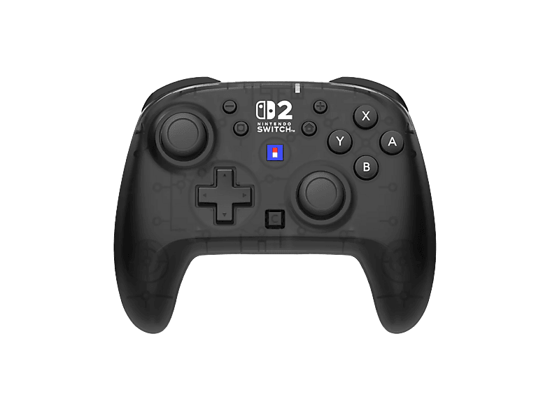 Mando Nintendo Switch 2 - Hori Horipad Turbo, Compatible con 2, Inalámbrica, Palancas analógicas TMR, Función 10h, Negro