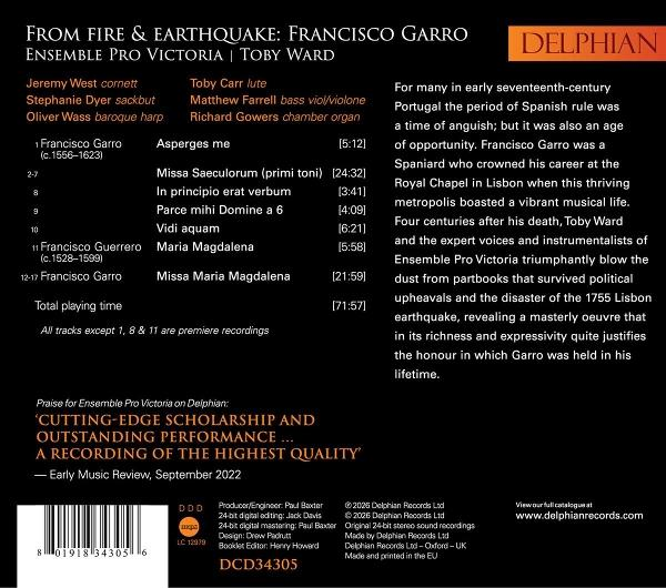CD-Cover mit Titel, Künstlernamen, Liedliste und Werkbeschreibung.