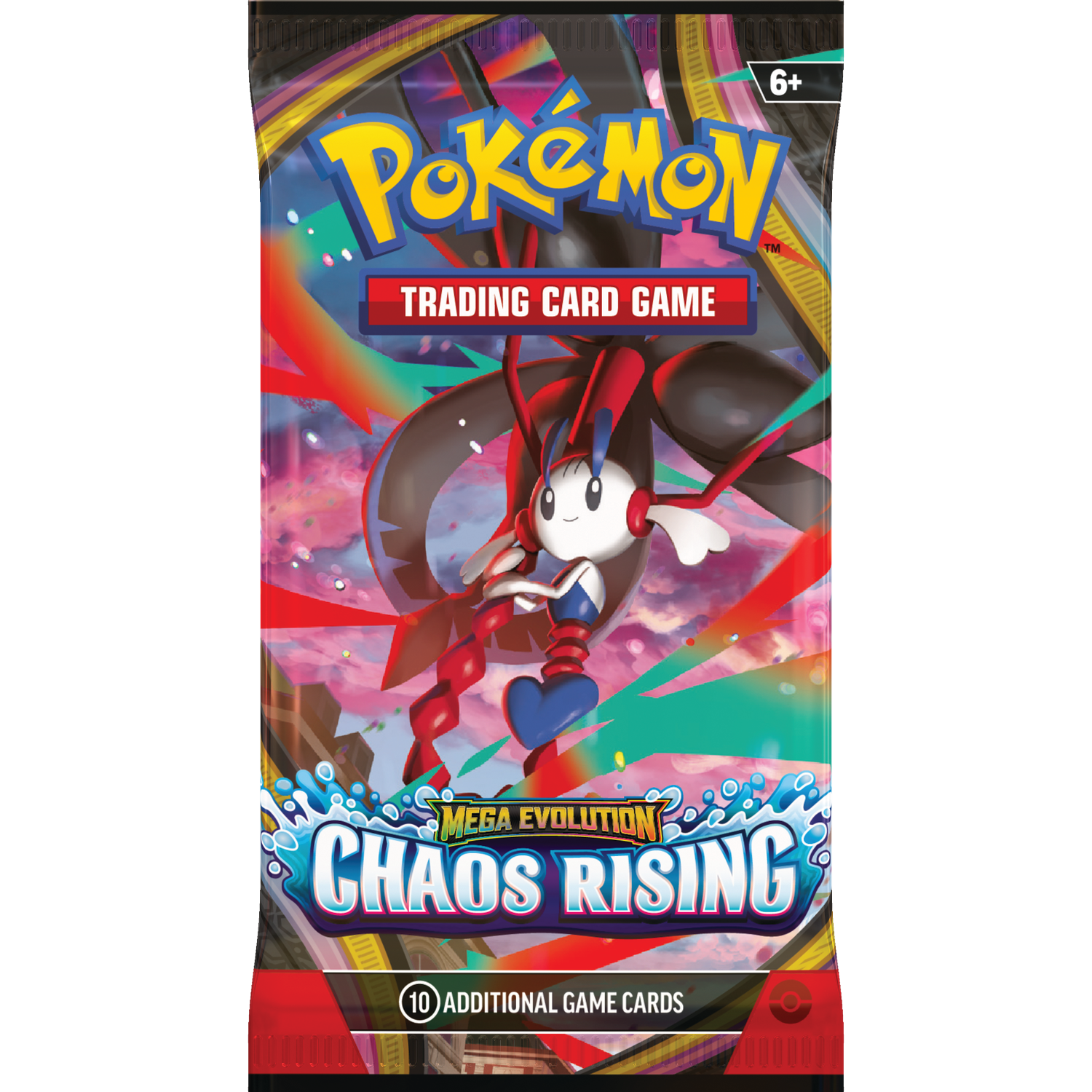 Pokemon Trading Card Game: Mega Evolution Chaos Rising pack.