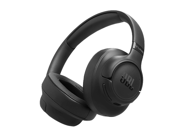 Auriculares inalámbricos - JBL Tune 780NC, Autonomía 76 h, Diadema, Circumaurales, Cancelación de ruido adaptativa con Smart Ambient, Plegables, Negro
