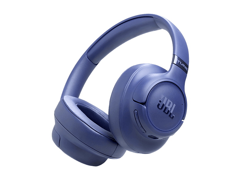 Auriculares inalámbricos - JBL Tune 780NC, Autonomía 76 h, Diadema, Circumaurales, Cancelación de ruido adaptativa con Smart Ambient, Plegables, Azul