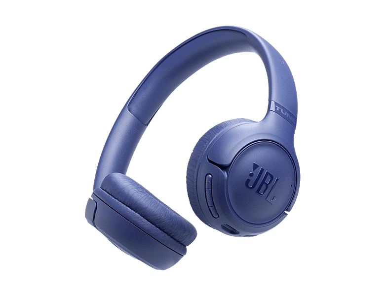 Auriculares inalámbricos - JBL Tune 530BT, Autonomía 76 h, Pure Bass, Plegables, Azul