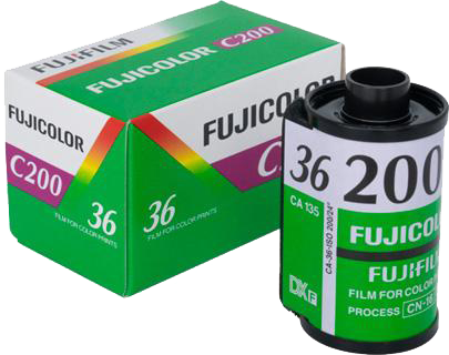 FUJIFILM 135 200 EU 35mm színes negatív analóg film, 36 képkocka