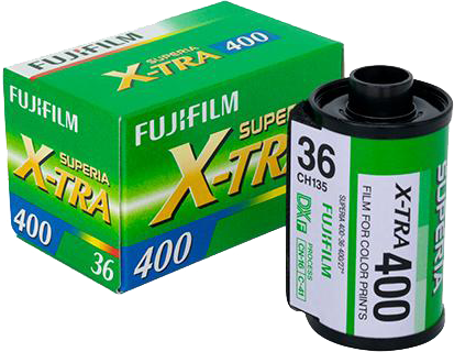 FUJIFILM 135 400 EU 35mm színes negatív analóg film, 36 képkocka