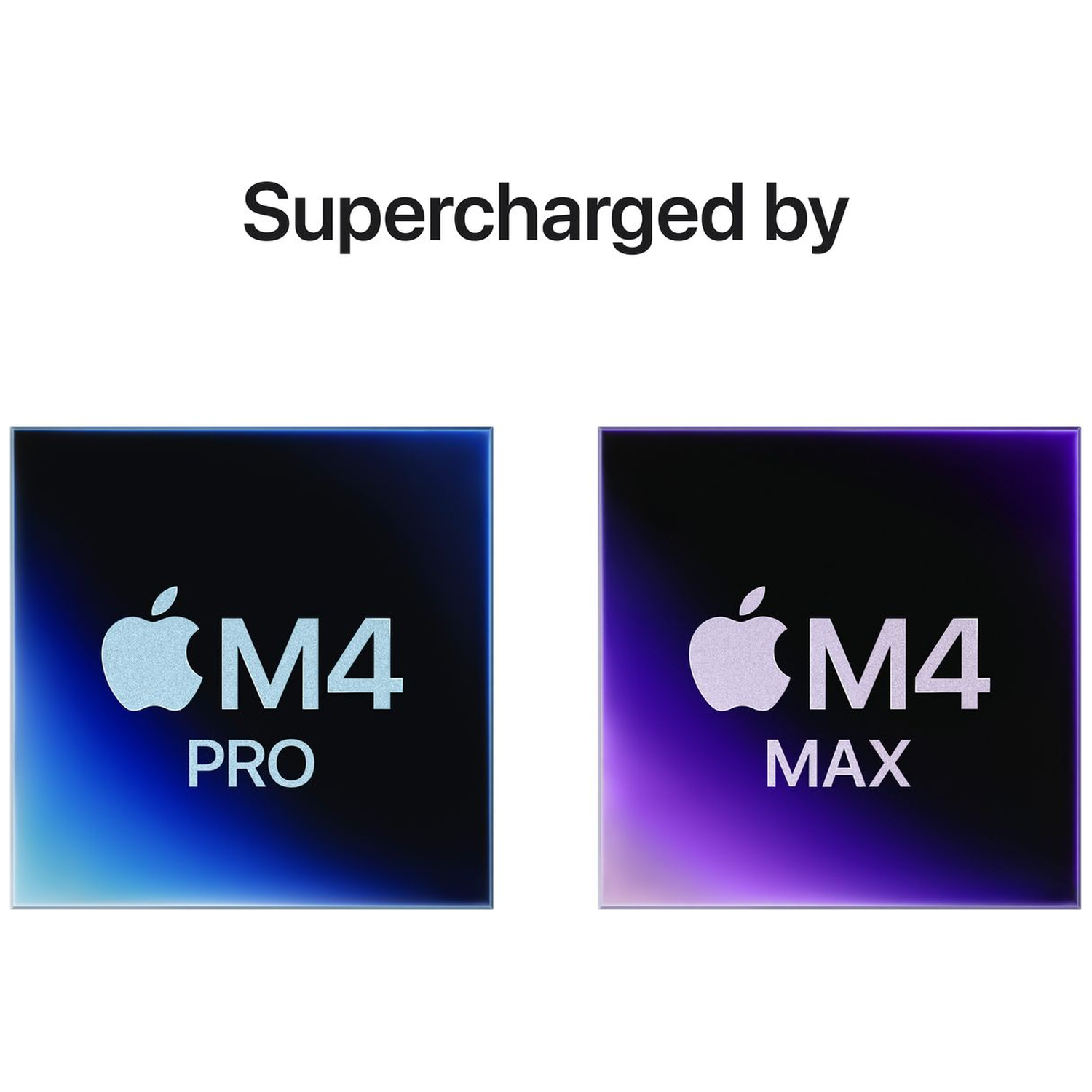 Twee Apple M4 processors: M4 Pro en M4 Max.