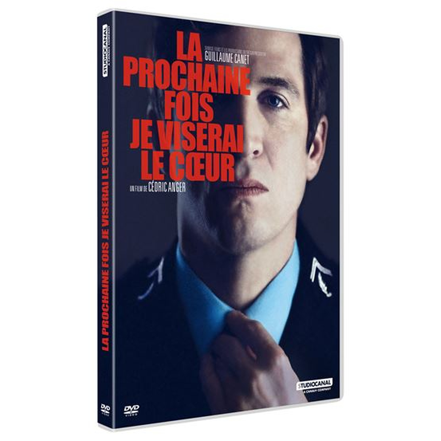 Boîtier DVD: homme en uniforme, titre "La prochaine fois je viserai le cœur".