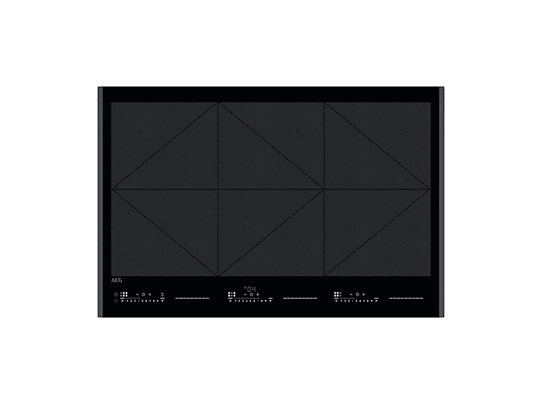 AEG TR84IT00FB Piano Cottura a Induzione 6 Fuochi 78 cm (Nero)