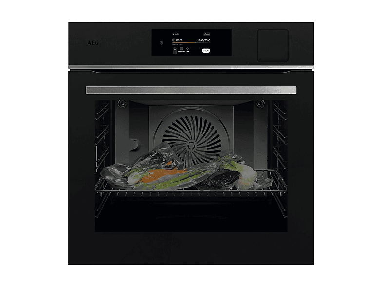 AEG TP8SB731AT FORNO INCASSO Capacità 70 l, dimensoni: L 59,5 cm - A 59,4 P 56,7 cm, Matt Black, classe A++