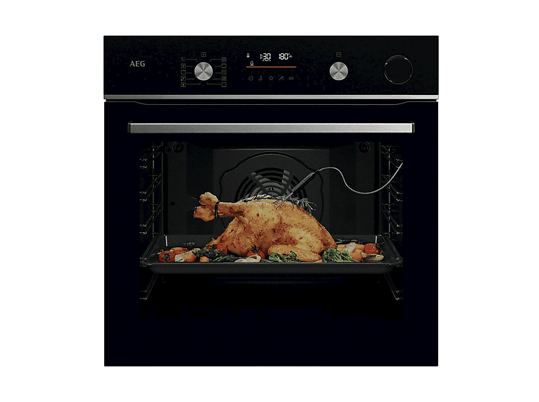 AEG Forno Incasso Steam Crisp (25%Vapore) + Pirolitico + Wifi Classe A++ 60 Cm TR6PB531SB MADE IN EUROPE