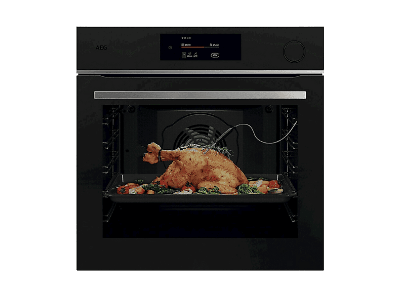 AEG TR7PB731ST FORNO INCASSO Capacità 72 l, dimensoni: L 59,6 cm - A 59,4 P 56,7 cm, Matt Black, classe A++