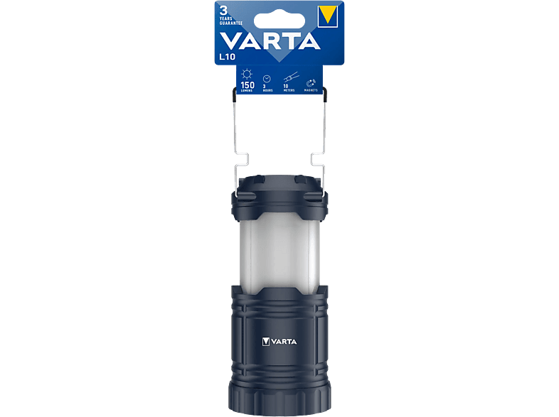 Varta L10 Camping-Laterne, 150 Lumen, Schwarz — Foto 2 von 2