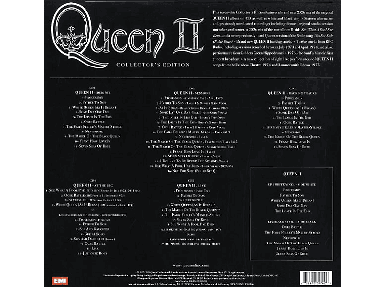 Queen - Queen II (Ltd. Collector's Edition 5CD+2LP) [CD] — Foto 2 von 2