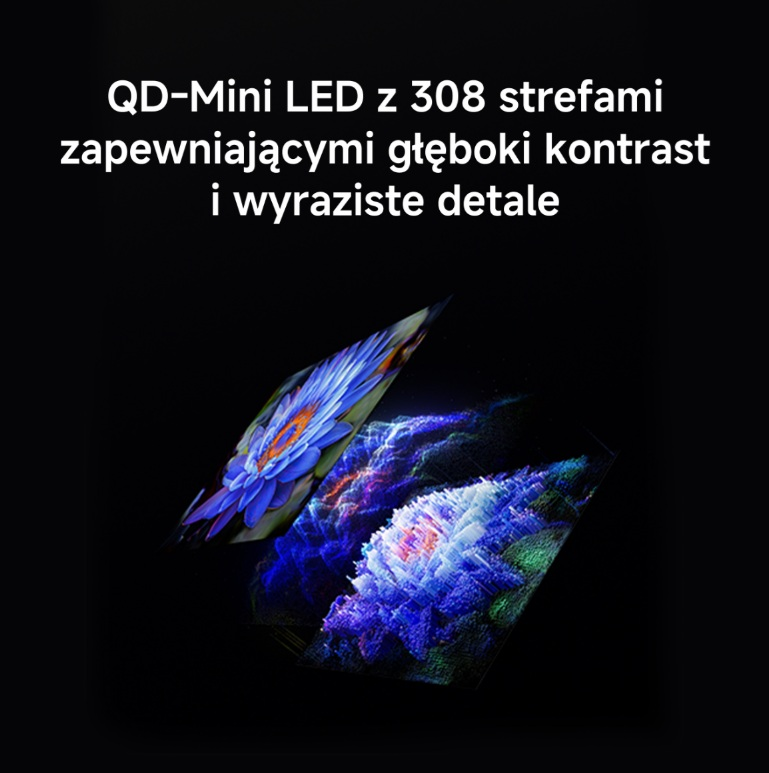 Zbliżenie niebieskiego i pomarańczowego wzoru kwiatowego na czarnym tle.