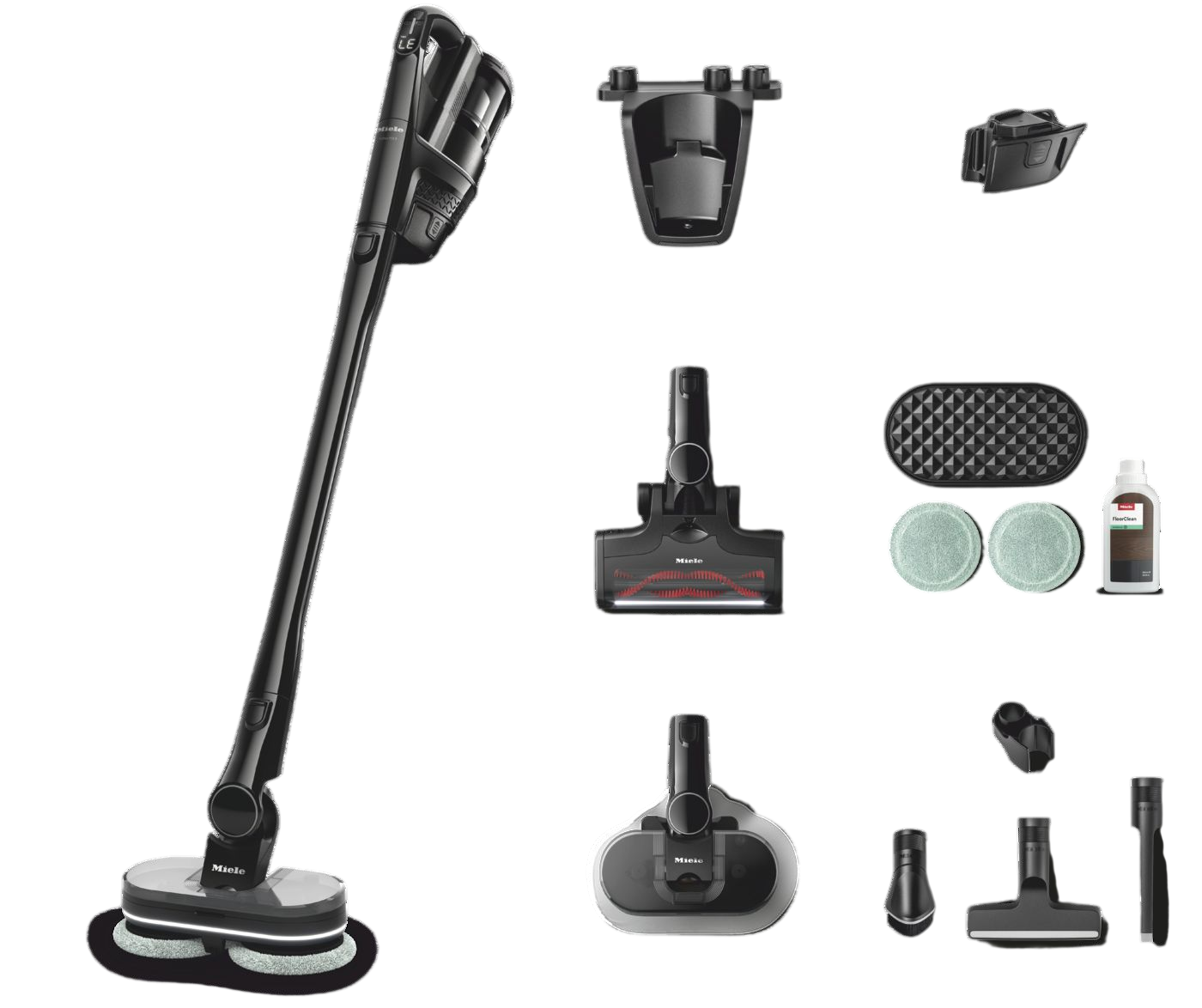 MIELE Triflex HX3 Aqua Şarjlı Dikey Süpürge Siyah Fiyat & Özellik