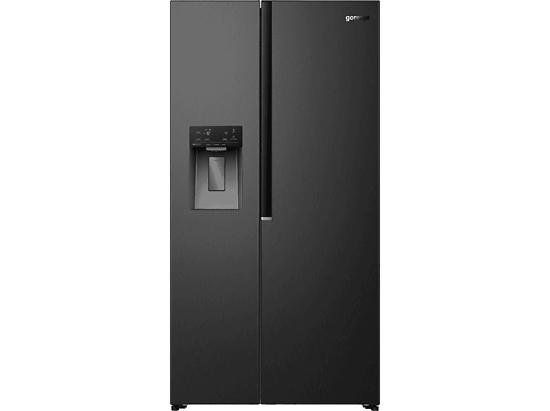 Chłodziarko-zamrażarka Side By GORENJE NRS917E61BX G600 Czarna stal nierdzewna